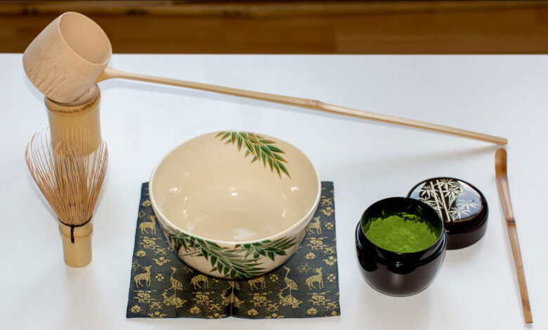 Utensílios da cerimônia do chá para que serve cada item tradicional